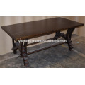 Industrial Metal Dining Table New Design Gear Base